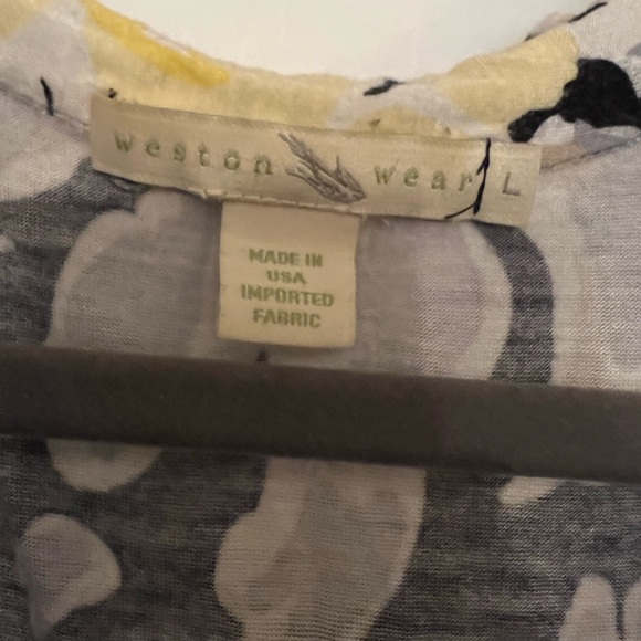 Anthropologie Weston Wear sleeveless knit blouse with ruffles and elasticity L - Picture 6 of 6